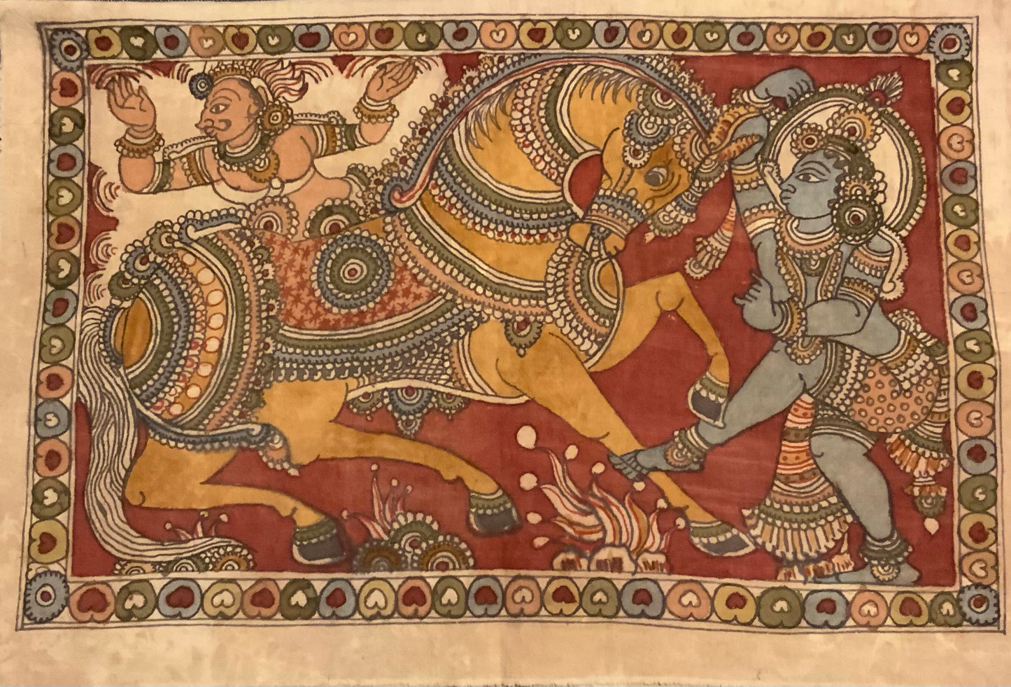 Krishna-Keshi Kalamkari Frame
